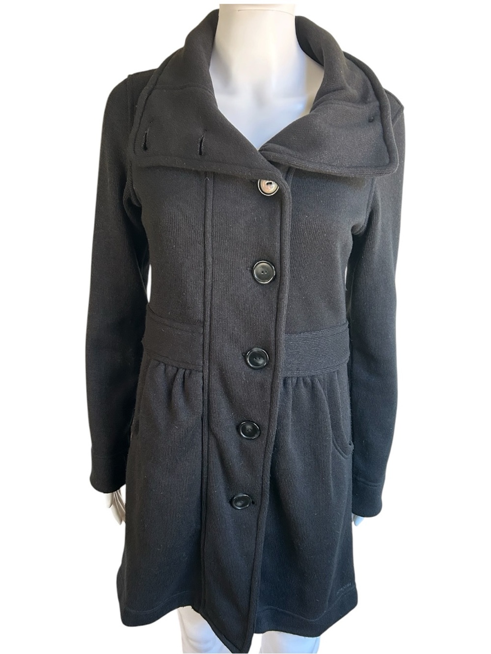 Patagonia Better Sweater Coat Womens S Button-Down Trench Knit 25655